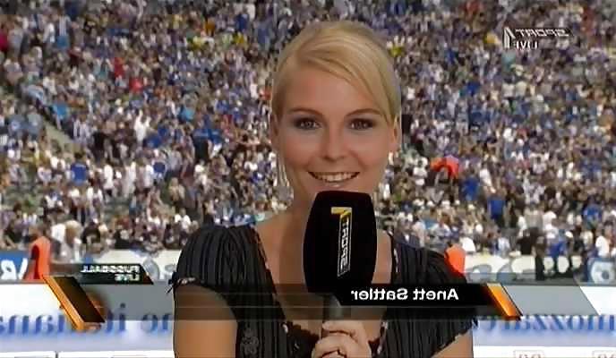 23P Anett Sattler - german sports commentator