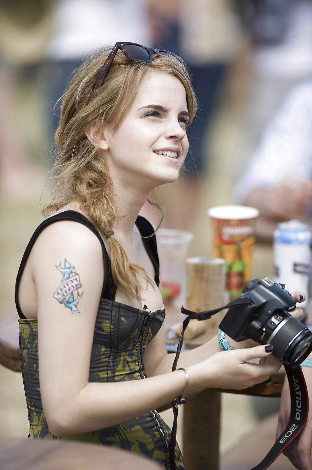 25P Emma Watson at Glastonbury, June 2010