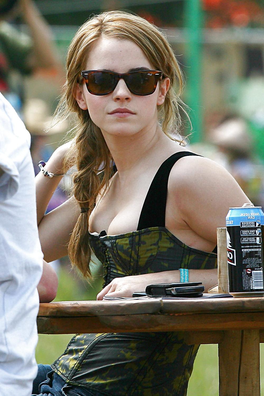 25P Emma Watson at Glastonbury, June 2010