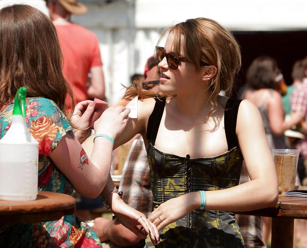25P Emma Watson at Glastonbury, June 2010