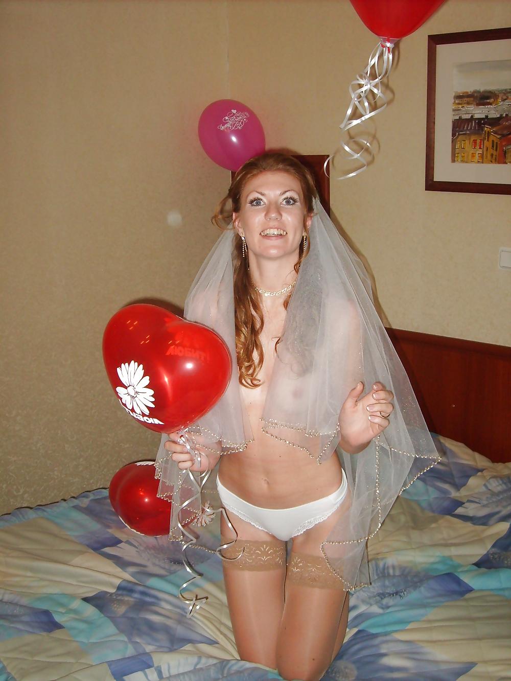 18P Redhead on wedding night 