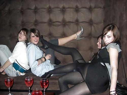 17P Amateurs in Black Stockings II