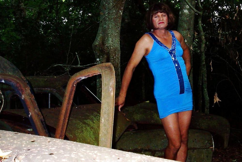13P NEW Tommy crossdresser in the woods