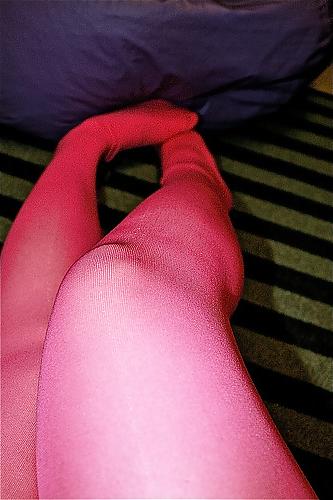 21P Pink Tights and Stockings
