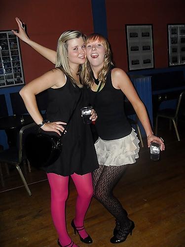 21P Pink Tights and Stockings