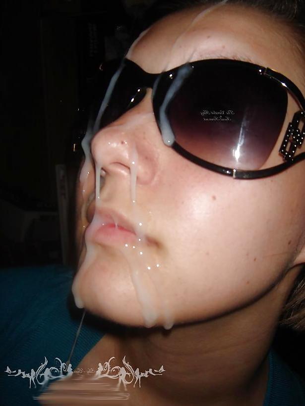 25P Cum on clothes and facials