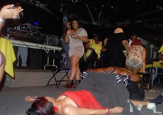 25P Girls Getting Wild With Black Strippers