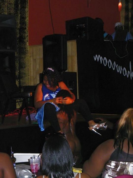 25P Girls Getting Wild With Black Strippers