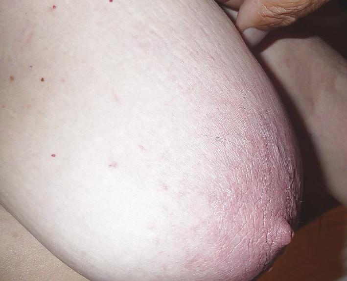 6P My big boobs wife