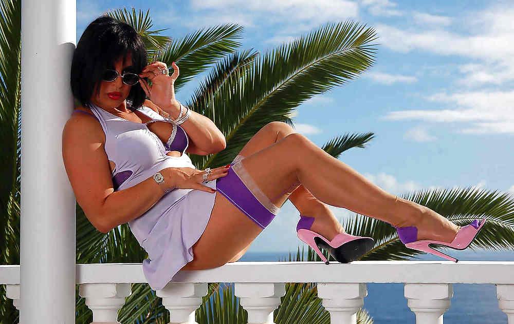 12P Lovely Purple Stockings FF