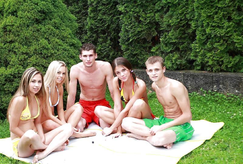 16P Swinger party outdoor by Sail
