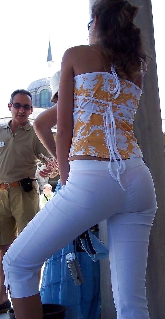 25P Bk Several  Spy Candid White Pants 