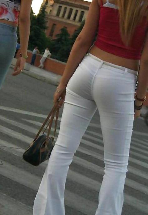 25P Bk Several  Spy Candid White Pants 