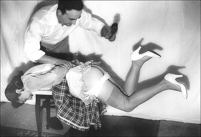 25P Spanking in Stockings