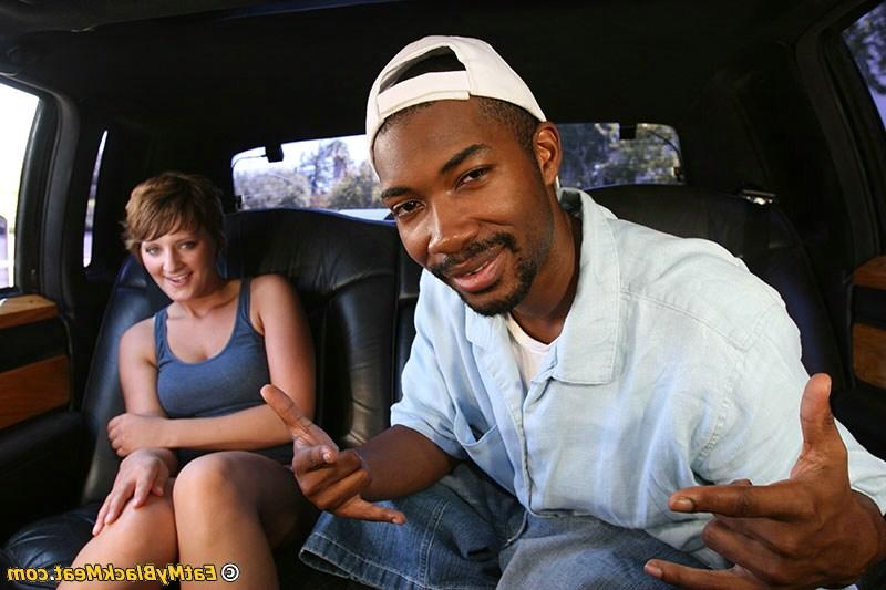 16P Sophie Sotto gives a blowjob with ball licking to a well-hung black lad