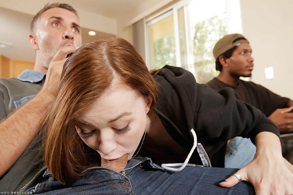 12P Reality babe Misha Cross dose blowjob to her boyfriends big cock