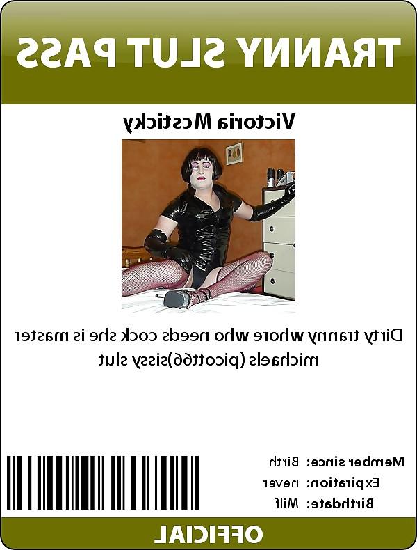 25P Master's tranny slut Vicky
