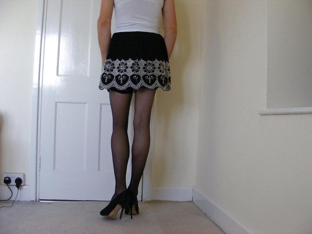 25P High heels, a big cock and a dildo
