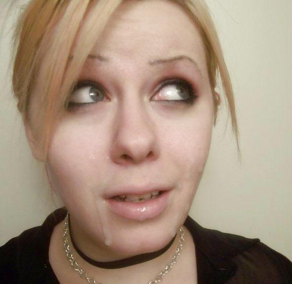 11P Facials on naughty emo teens