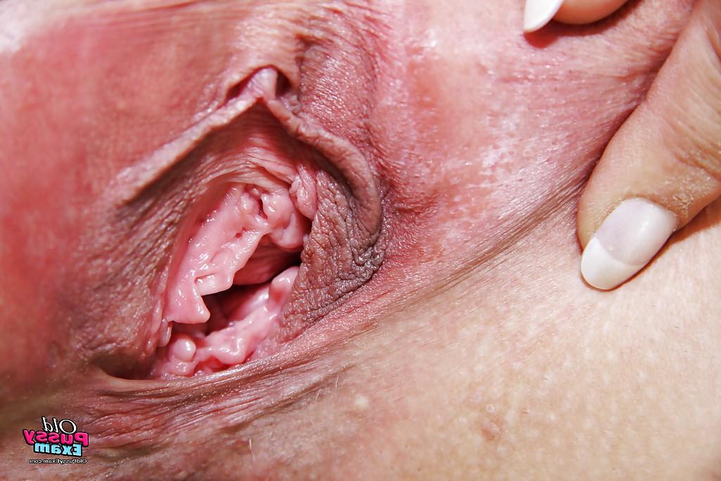 16P Filthy mature gyno nurse with shaved cunt has no lingerie under her uniform