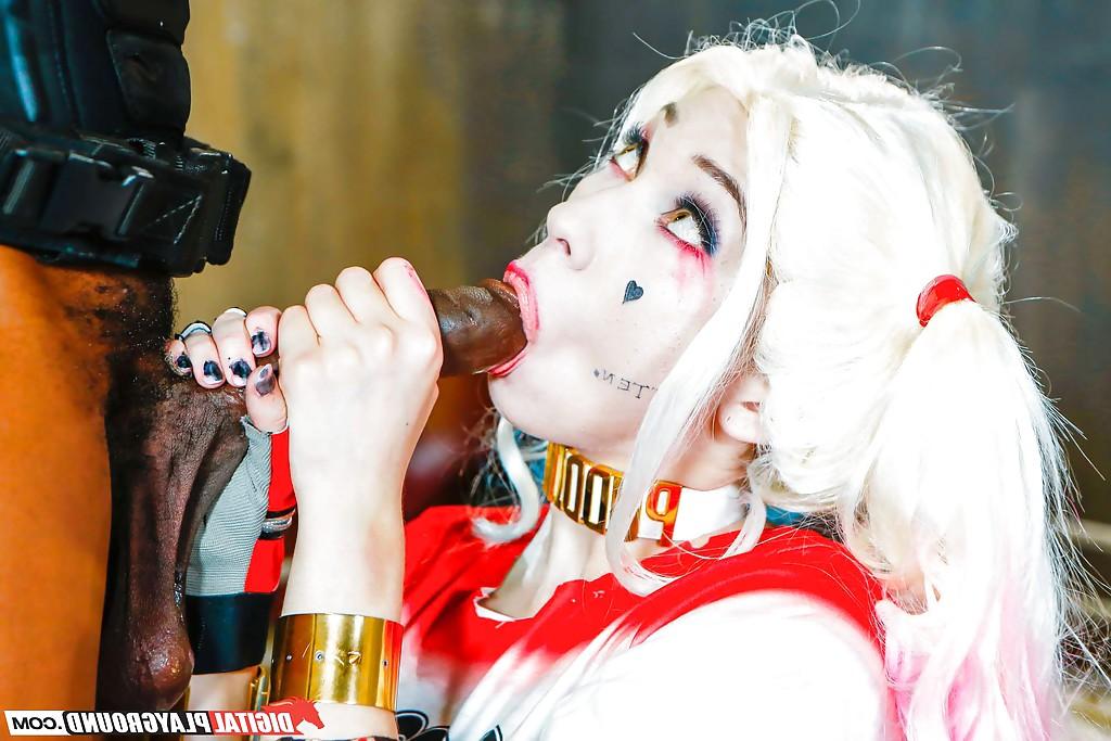 16P Blonde cutie Aria Alexander having interracial sex in cosplay attire