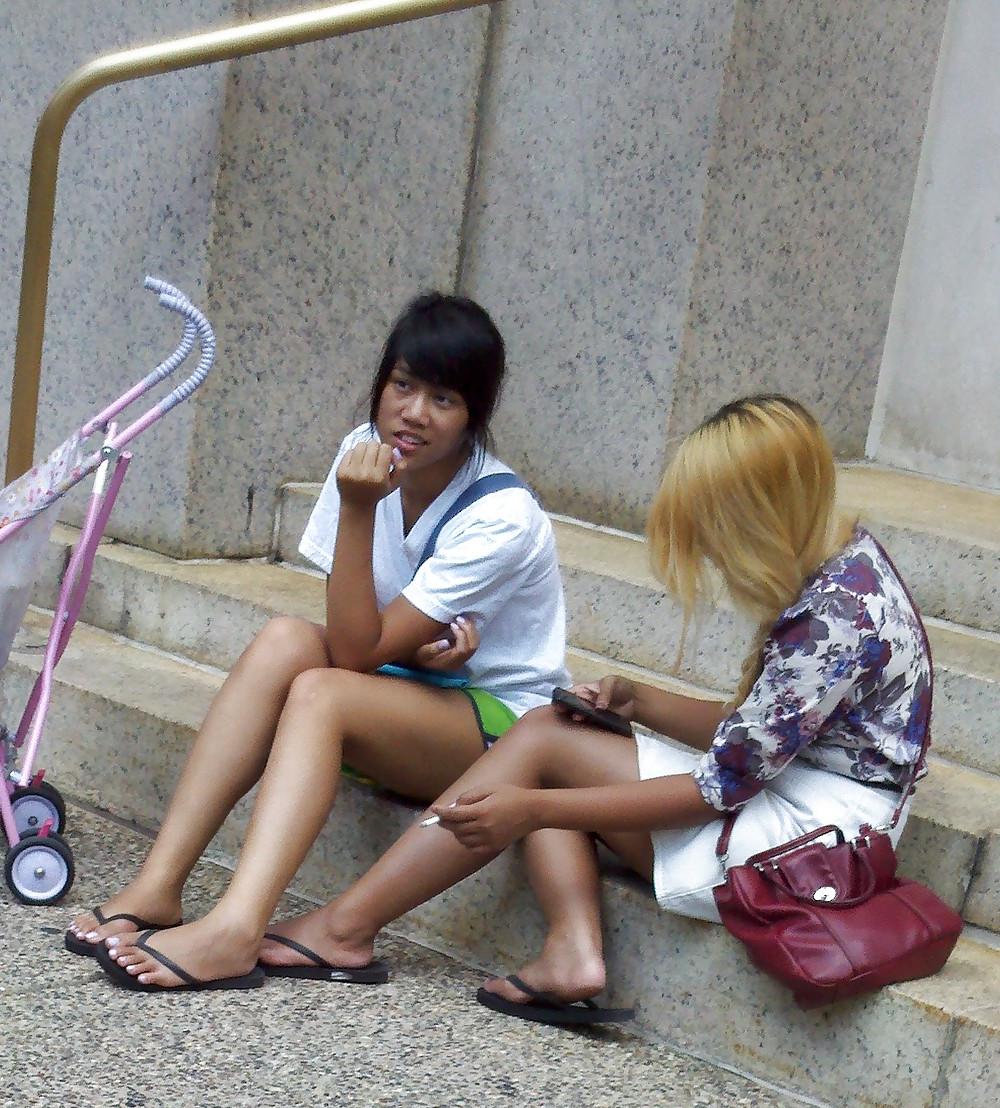 17P Philly Girls Zufällige Mädchen auf der Straße
