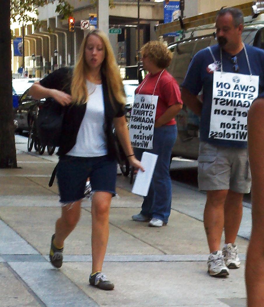 17P Philly Girls Zufällige Mädchen auf der Straße