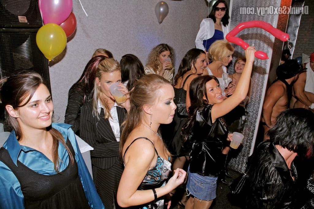 16P European chick Carmen Black spends some good time at the drunk sex party