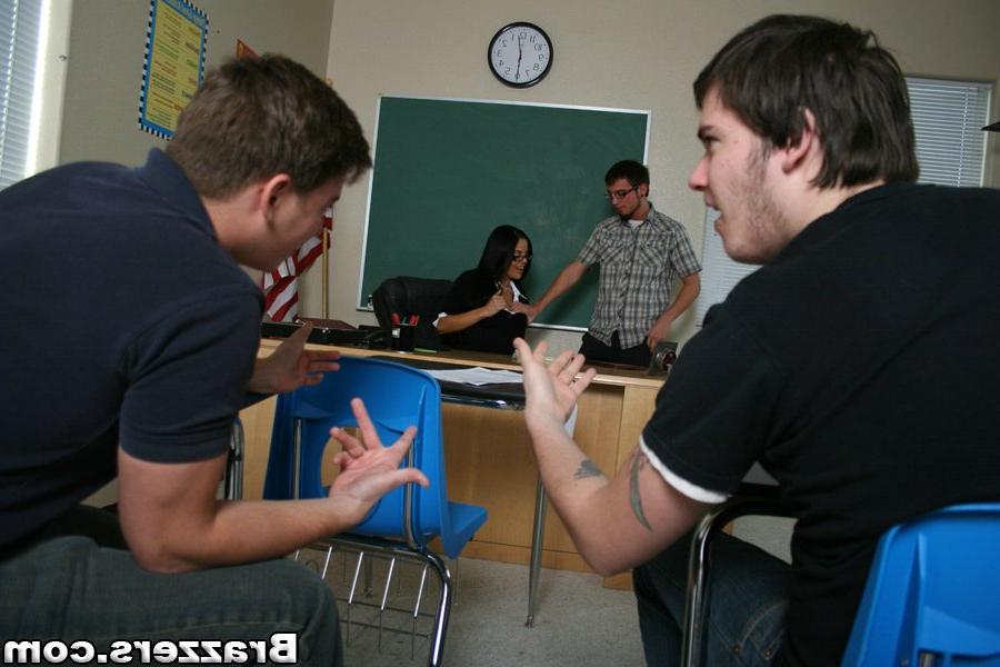 16P Big titted schoolgirl Mikayla has her butt banged right in class