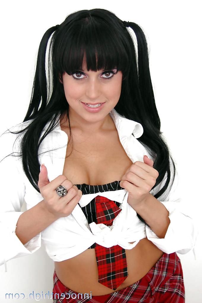 16P Big ass brunette schoolgirl Dasani undressing her pretty pussy