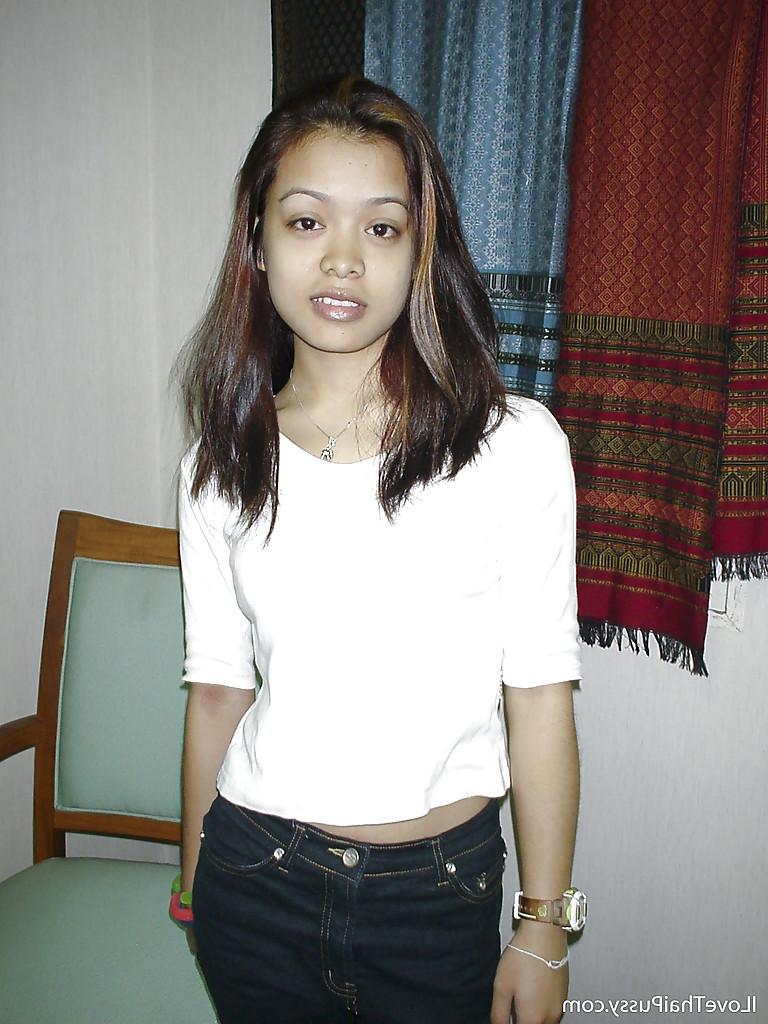16P Sexy asian teen babe posing in erotic lingerie and toying her pussy