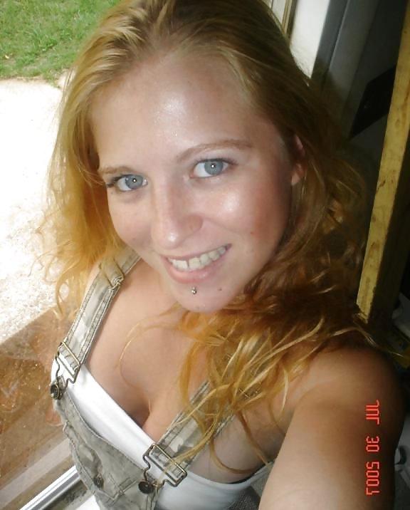 6P Beautiful pierced woman