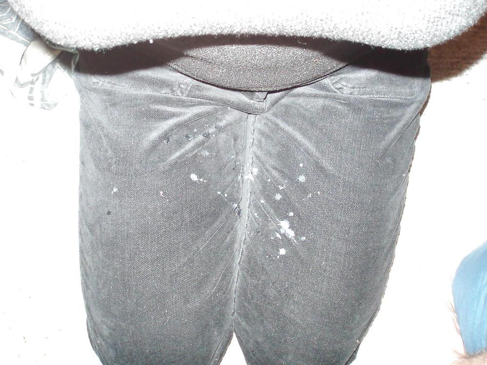 25P Let it dry.You do not have to clean  your jeans