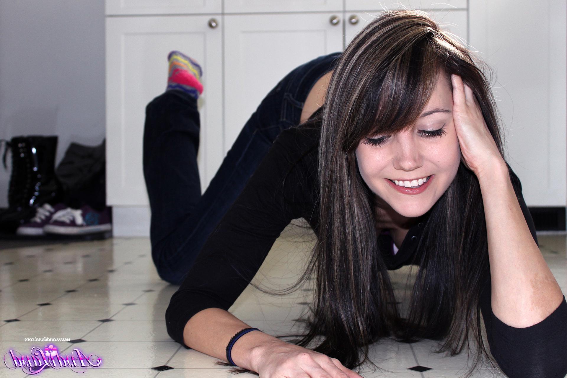15P Andi Land takes some selfies for you in the kitchen