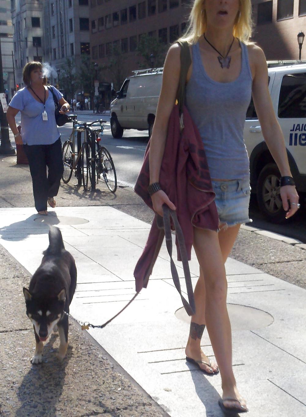 6P Philly Girls on the Street and Train