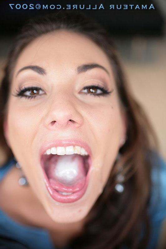 16P Teen cum lover Darby deepthroats a hard cock