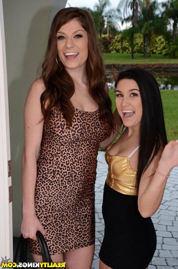 20P Molly Bliss and Dillion Carter are horny as hell and stop by for a double cum fiesta
