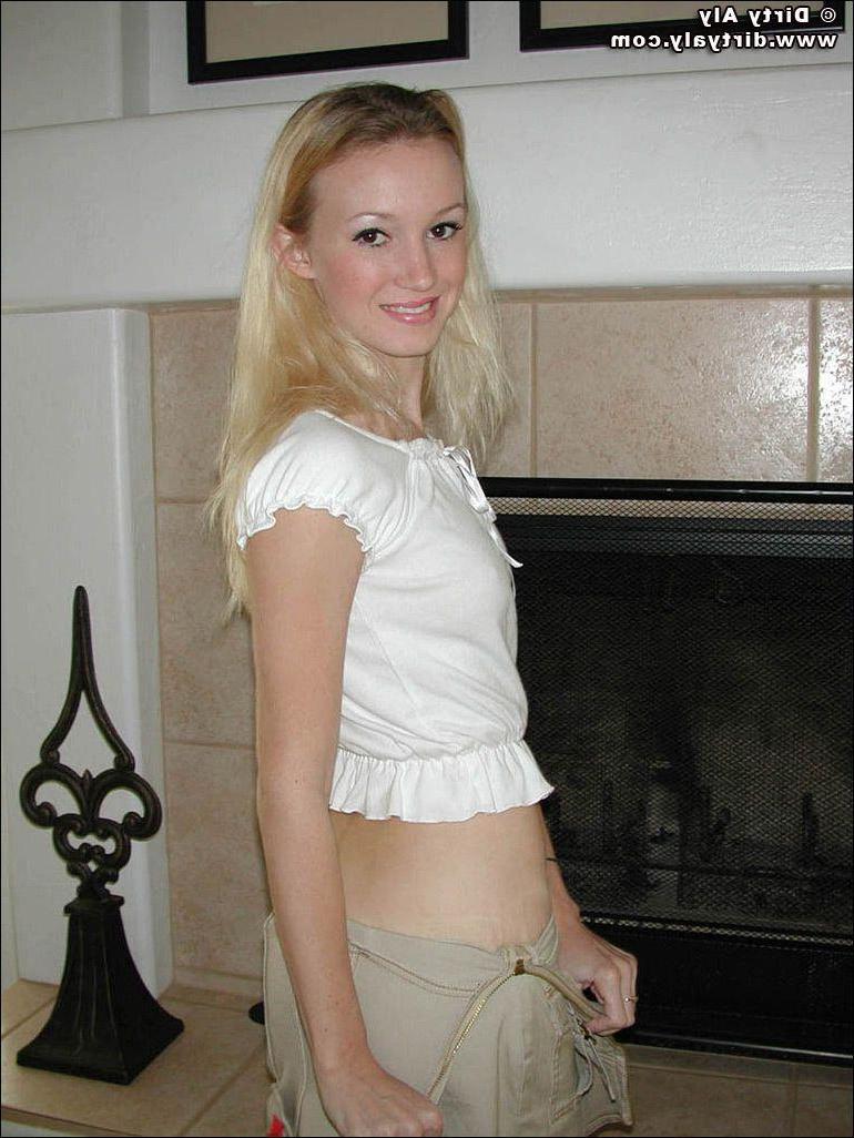 20P Pictures of teen star Dirty Aly eating yogurt