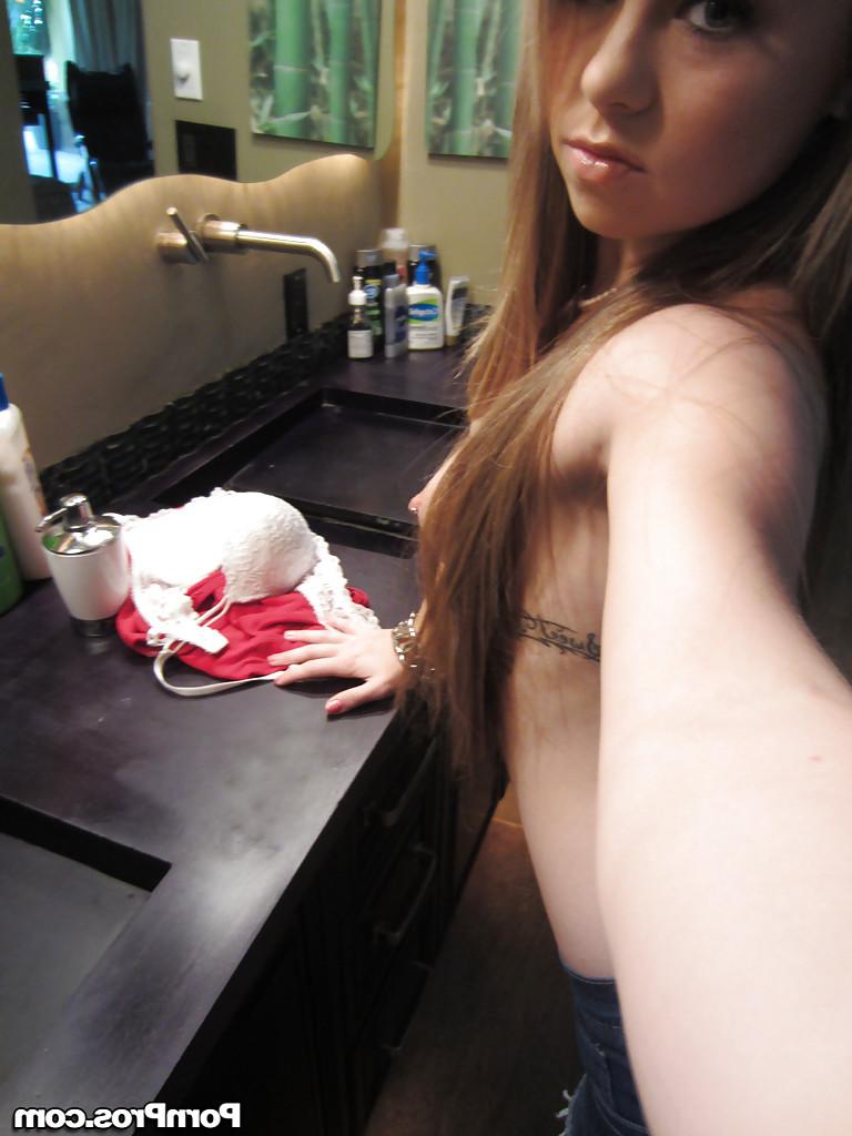 16P Foxy teen Madison Chandler revealing her nice tits with pierced nipples