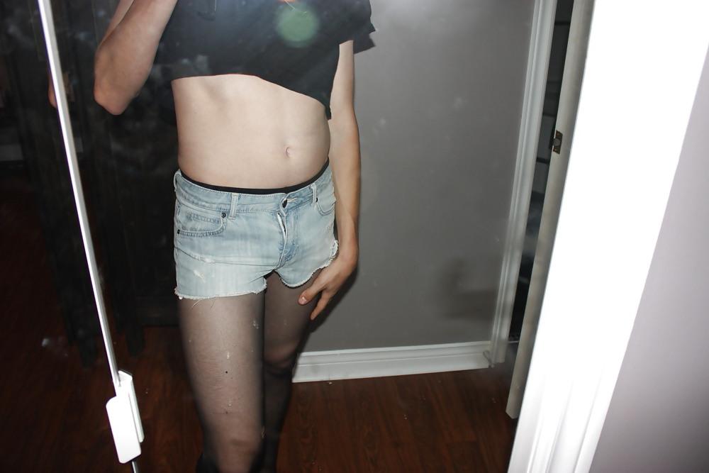 23P Girls Clothes Again. Sexy Young Crossdresser