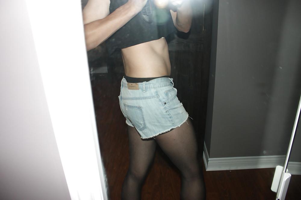 23P Girls Clothes Again. Sexy Young Crossdresser