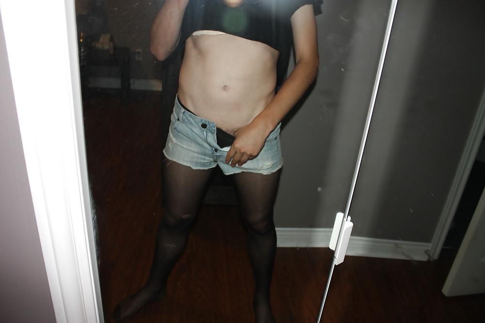 23P Girls Clothes Again. Sexy Young Crossdresser