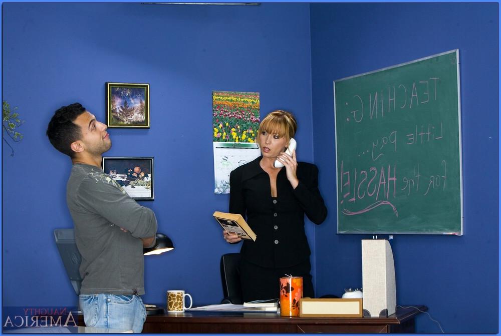 16P Horny MILF teachers Roxy Anne and Sindy Lange in fiery office orgy