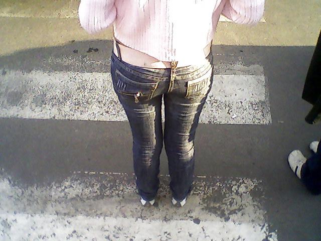 23P Asses on the street