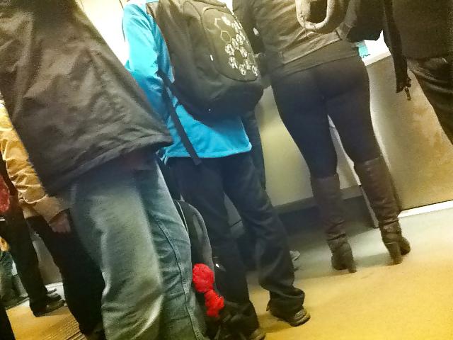 23P Asses on the street