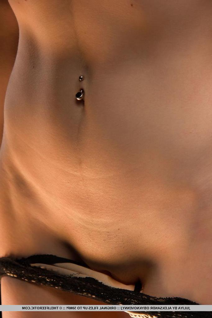 16P Stunning beauty Juliya A strips nude in this dark erotic set