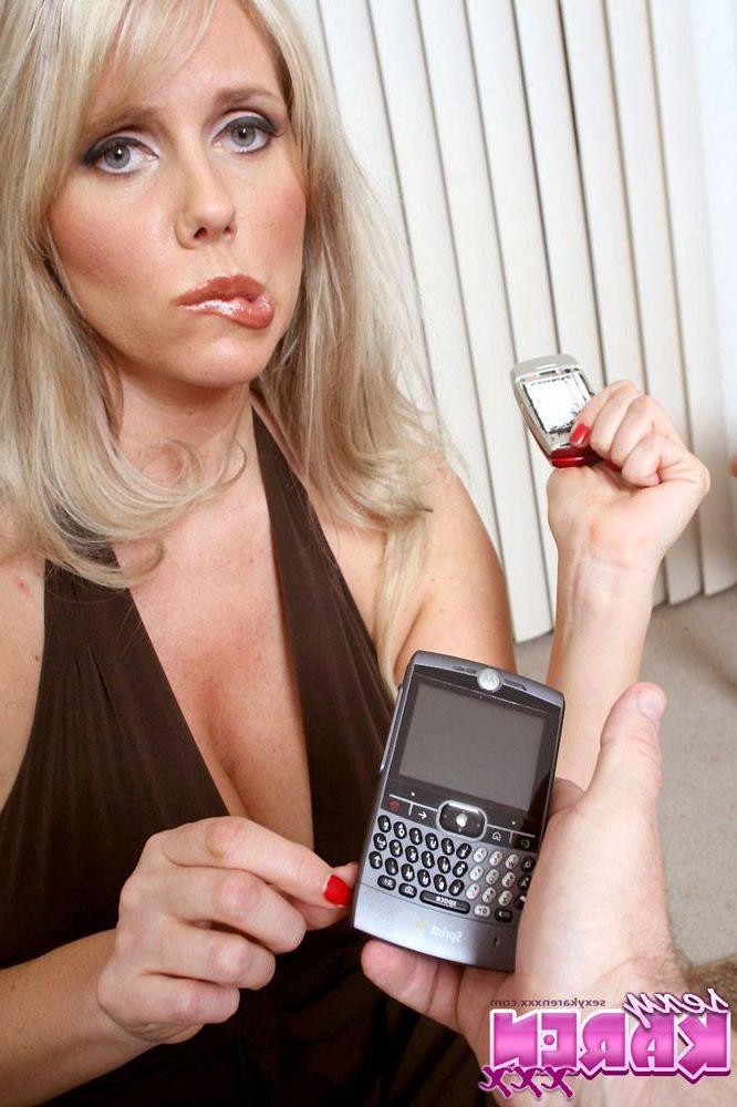 16P Pictures of Sexy Karen pleasuring a big cock
