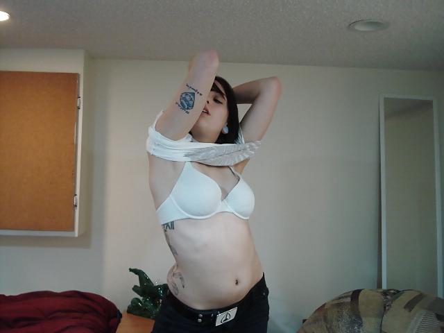 14P Naughty emo teen posing