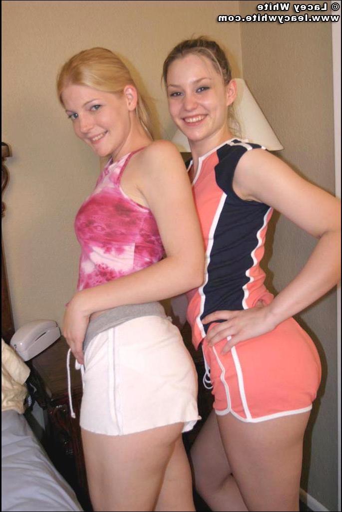 20P Pictures of two teens stripping each other