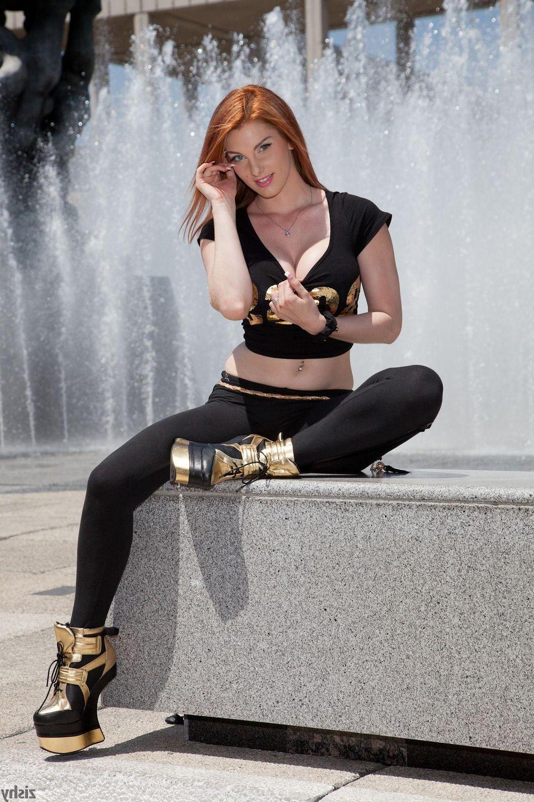12P Hot redhead girl Lilith Lust is a sexy Boss Barbie